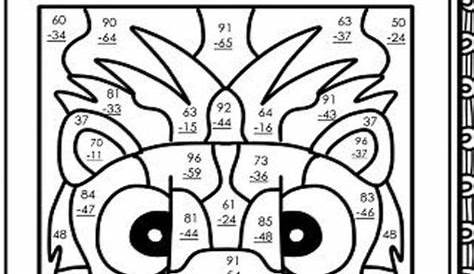9 2 Digit Subtraction Coloring Worksheets ideas in 2021 | subtraction