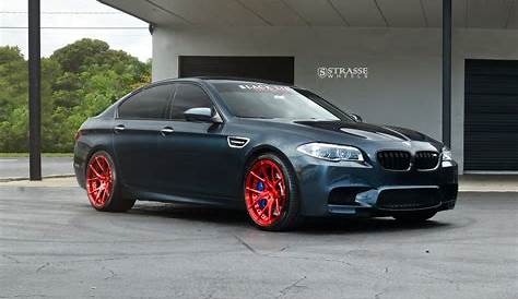 red bmw 5 series