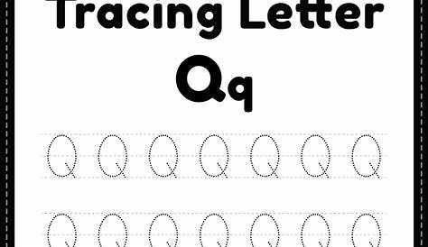 q tracing worksheets