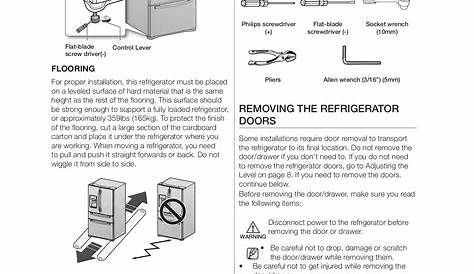 PDF manual for Samsung Refrigerator RF4287HA
