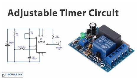 Adjustable Timer Circuit using 555