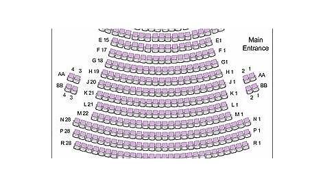 capitol theatre seating chart