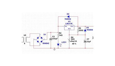 5v linear power supply schematic