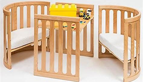 This 4-In-1 Convertible Crib Transforms Into A Toddler Bed And Can Be