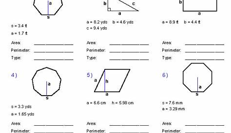 maths area and perimeter worksheets