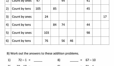 subtraction for 2nd grade worksheets