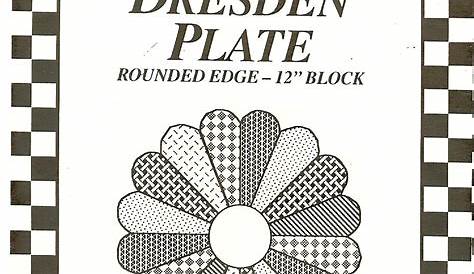 'DRESDEN PLATE' ROUNDED EDGE - 12" BLOCK FOR QUILTING | eBay