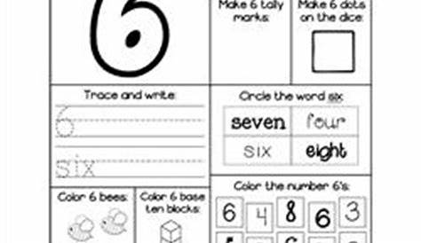 Number Worksheets for 0-20 - Kindergarten Number Worksheets