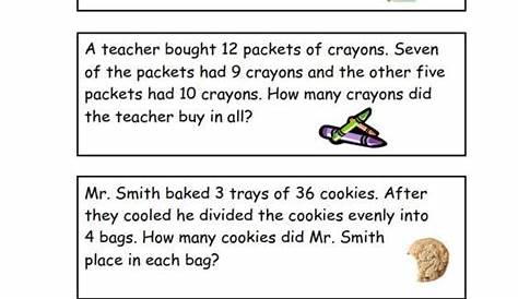division word problems worksheets 4th grade