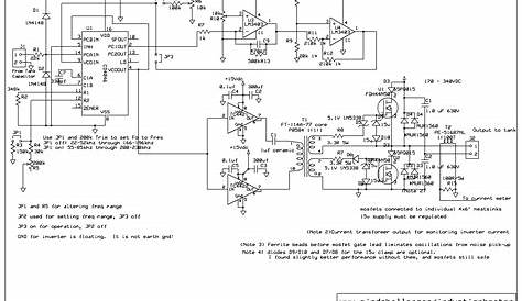 induction heater schematic diagram