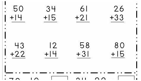 Free 1st Grade Addition and Subtraction Math Worksheet | Math addition