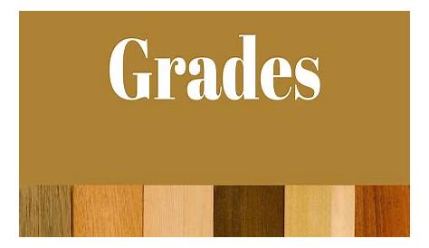 hardwood lumber grades chart