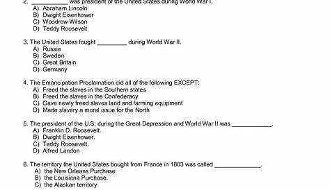 impeachment in american history worksheets