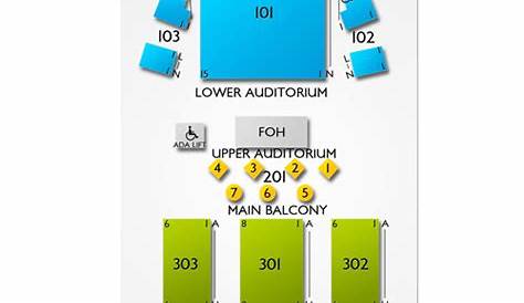jefferson theatre seating chart