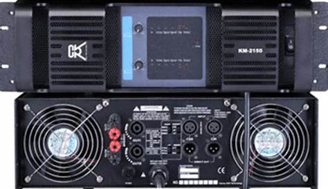 amplifier for karaoke system