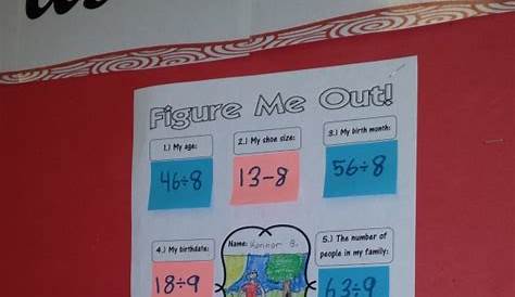 Figure Me Out Math Activity – Teaching Heart Blog