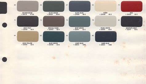 williamsburg paint color chart