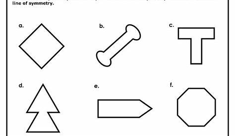 12 Best Images of Symmetrical Shapes Worksheets - Line Symmetry