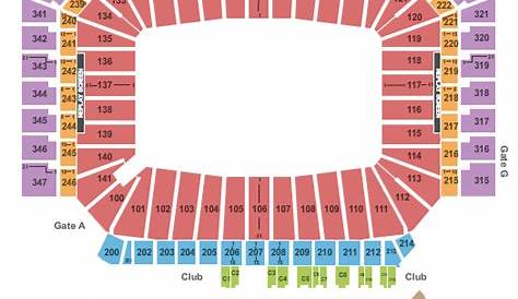 ford center frisco seating chart