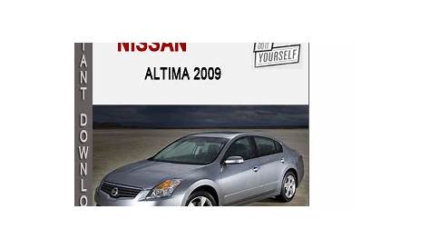 Nissan Altima 2009 Service Repair Manual Download