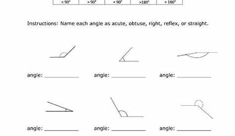 Angles - 5th Grade Geometry - genius777.com PRINTABLES