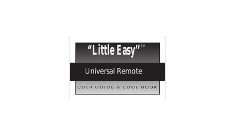 One for All 8L Universal Remote User Manual | Manualzz