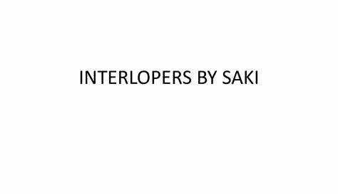 INTERLOPERS BY SAKI