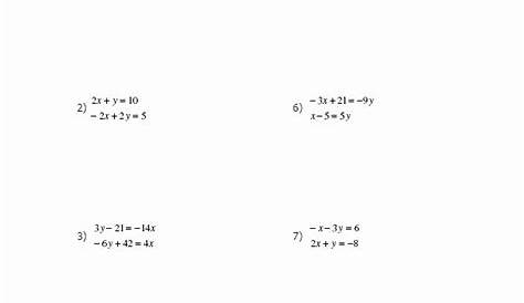 forming linear equations worksheet