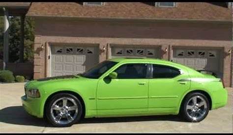 2007 DODGE CHARGER RT SUB LIME GREEN HEMI FOR SALE SEE WWW SUNSETMILAN
