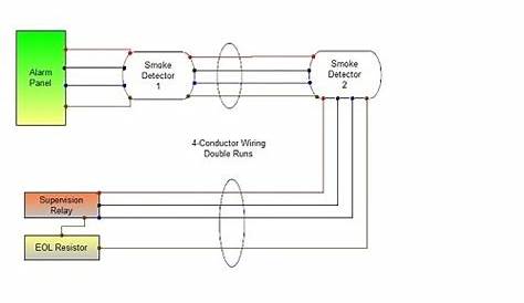residential smoke detector wiring diagram