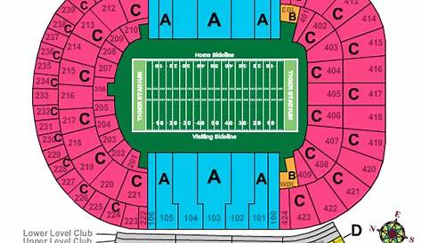 Tiger Stadium - Baton Rouge Seating Chart | Tiger Stadium - Baton Rouge