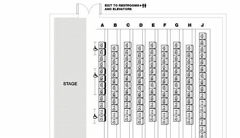 westside theater seating chart