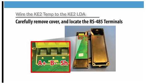 Video 097 How to wire a KE2 Temp to the KE2 LDA (FAQ: Walkin Coolers