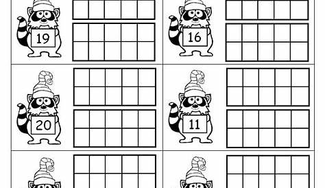 Double Ten Frame Worksheets For Kindergarten - Math Worksheets Grade 2
