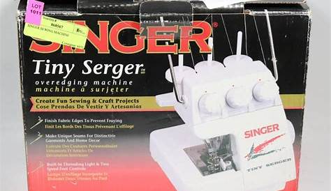 singer mini serger user manual