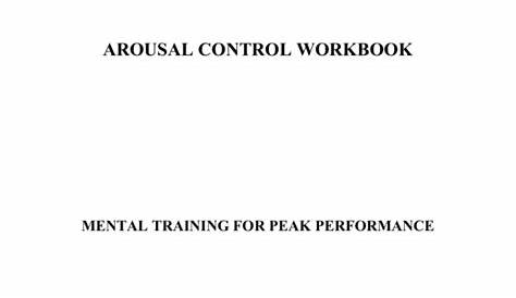 Arousal Control Workbook