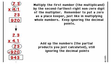 multiplying decimals 3 digit by 2 digit