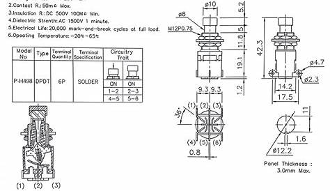 Dpdt Momentary Switch Wiring Diagram / Momentary Rocker Switch : Ac