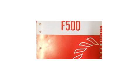 Honda Factory Service Manual Tiller Model F500 | eBay