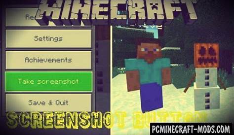 how to take a screenshot in minecraft bedrock