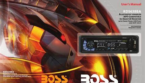 BOSS AUDIO SYSTEMS 638BA CAR RECEIVER USER MANUAL | ManualsLib