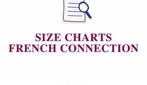 french connection size chart