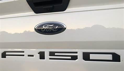ford tailgate letter decals