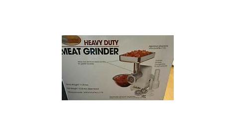 cabela's meat grinder manual