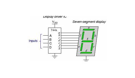 4 digit digital display circuit diagram