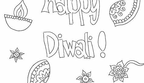 Happy Diwali Coloring Pages – Learning How to Read