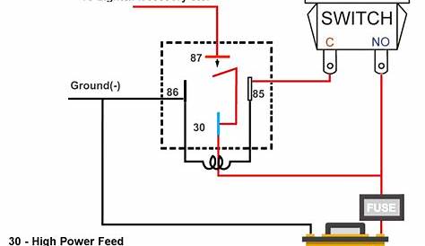 24v relay circuit diagram