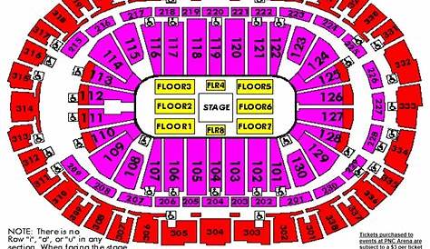 pnc arena seat chart