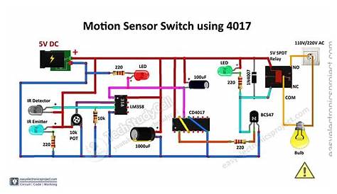 motion sensor circuit diagram pdf