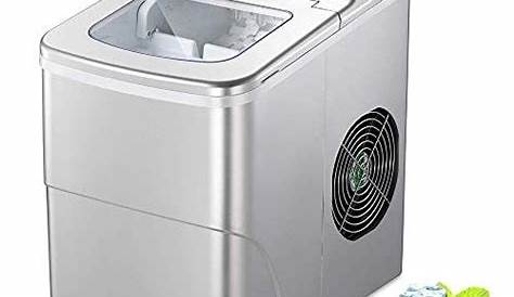 AGLUCKY Compact Automatic Counter Top Ice Maker Machine,13 Inch Height